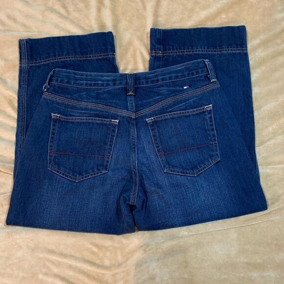 Tommy Hilfiger Size 6 Denim Capris 2000s Y2K - Picture 2 of 11